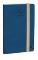 Agenda à élastique Everest Horizontal 16 mois - 1 semaine sur 2 pages - 10 x 15 cm - bleu denim - Quo Vadis