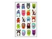 Maildor - 1 feuille gommettes monstres - 