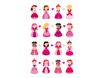 Maildor - 1 feuille gommettes princesses