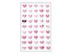 Maildor - 1 feuille gommettes Emoji cœur