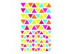 Maildor - 4 feuilles gommettes triangle - coloris assortis