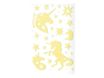 Maildor - 2 feuilles gommettes phosphorescentes licorne