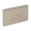 Agenda perpétuel Desk planner - 1 semaine sur 2 pages - 24 x 14 cm - Lecas