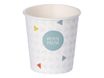 CGMP - 50 Gobelets en carton 12 cl - Taille 4.5 cm - hauteur 6.2 cm