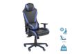 Fauteuil gamer ONLINE - accoudoirs réglables - enceintes intégrées - noir et bleu