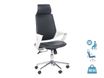 Fauteuil de bureau YORK - accoudoirs fixes - appui-tête fixe - noir - synchrone (1 position)