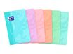 Oxford Touch - Carnet 9 x 14 cm - 96 pages - petits carreaux - disponible dans différentes couleurs pastels