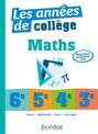 Les années de collège - Maths