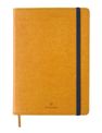 Oberthur Carmen - Carnet de notes souple A5 - pointillés - 200 pages - moutarde