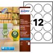 Avery - 120 Étiquettes adhésives rondes blanches - diamètre 60 mm - réf J8105-10