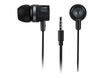 CANYON Kit main libre - Ecouteurs filaire avec micro - intra-auriculaire - noir/gris