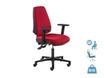 Fauteuil de bureau ADAPTA - accoudoirs en option - rouge