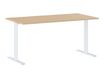 Bureau YES ! - 120 cm - Pieds panneaux fixes - Merisier