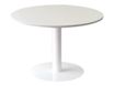 Table ronde EASYDESK - diamètre 115 x H75 cm - plateau blanc