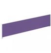 Ecran de séparation cadre aluminium H33 x L120 cm - cadre aluminium blanc - toile violet