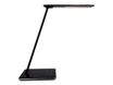 Unilux - Lampe de bureau pliable Linka - LED - USB + chargeur sans fil - noir