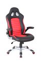 Fauteuil gamer DRIFT - accoudoirs fixes - Noir et rouge