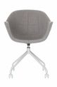 Lot de 2 chaises GANT - avec accoudoirs - gris