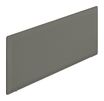 Panneau acoustique avec patine de fixation noir - L140 x 40 cm - Gris