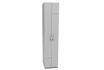 Armoire vestiaire 2 portes - H185 x L40 x P52 cm - Gris