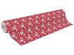 Clairefontaine Alliance - Papier cadeau - 70 cm x 50 m - 60 g/m² - motif sapins fond rouge