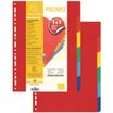 Exacompta - Lot de 2 intercalaires 6 positions - A4 - carte marbrée