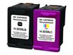 Cartouche remanufacturée HP 303XL - pack de 2 - noir, cyan, magenta, jaune - Uprint