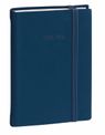 Agenda à élastique Silk - 1 jour par page - 12 x 17 cm - bleu marine - Quo Vadis