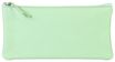 Clairefontaine - Trousse plate - cuir teinté - vert pistache