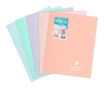 Clairefontaine Koverbook Blush - Cahier polypro 24 x 32 cm - 96 pages - grands carreaux (Seyes) - disponible dans différentes couleurs pastels