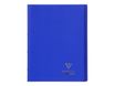 Clairefontaine Koverbook - Cahier polypro 24 x 32 cm - 96 pages - petits carreaux (5x5 mm) - bleu marine