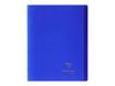 Clairefontaine Koverbook - Cahier polypro 24 x 32 cm - 48 pages - grands carreaux (Seyes) - bleu marine