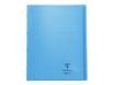 Clairefontaine Koverbook - Cahier polypro 24 x 32 cm - 48 pages - petits carreaux (5x5 mm) - bleu clair