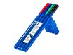 STAEDTLER triplus ball 437 - 4 Stylos à bille - couleurs assorties