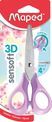 Maped Sensoft 3D Pastel - Ciseaux bouts ronds - 13 cm - disponible dans différentes couleurs