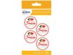 Avery - 20 Étiquettes rondes confiture fraise - diamètre 47,5 mm