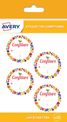 Avery - 20 Étiquettes rondes confiture - diamètre 47,5 mm