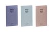Agenda de poche Raw 16 mois - 1 semaine sur 2 pages - 9 x 16 cm - 3 couleurs disponibles - Brepols
