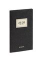 Agenda de poche Essenz 16 mois - 1 semaine sur 2 pages - 9 x 16 cm - anthracite - Brepols