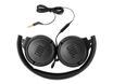 JBL Tune 500 - Casque filaire avec micro - noir