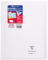 Clairefontaine Koverbook - Cahier polypro 24 x 32 cm - 48 pages - grands carreaux (Seyes) - transparent