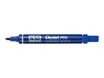 Pentel PEN N50 - Pack de 12 marqueurs permanents - pointe ogive - bleu