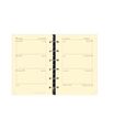 Recharge pour organiseur Timer 14 Horizontal - 1 semaine sur 2 pages - 8 x 12,5 cm - papier ivoire - Quo Vadis