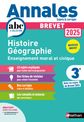 Annales ABC du Brevet - Histoire-Géographie-EMC 3e - Sujets et corrigés + fiches de révisions