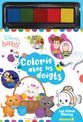 Disney Baby - Colorie avec les doigts - Les héros Disney - Livre de coloriage avec peinture à doigts - Dès 3 ans