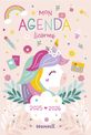 Mon agenda scolaire - Ma papeterie licornes - année scolaire - 8 ans