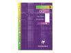 Clairefontaine - feuilles simples A4 - 60 pages - perforées - blanches unies