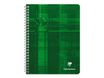 Clairefontaine - Cahier à spirale 17 x 22 cm - 100 pages - grands carreaux (Seyes) - disponible dans différentes couleurs