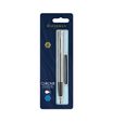 Waterman Allure - Stylo plume - pointe fine - Acier Chromé brillant + Une cartouche longue bleu