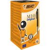 BIC M10 Clic - 50 Stylos à bille - noir - 1 mm - rétractable